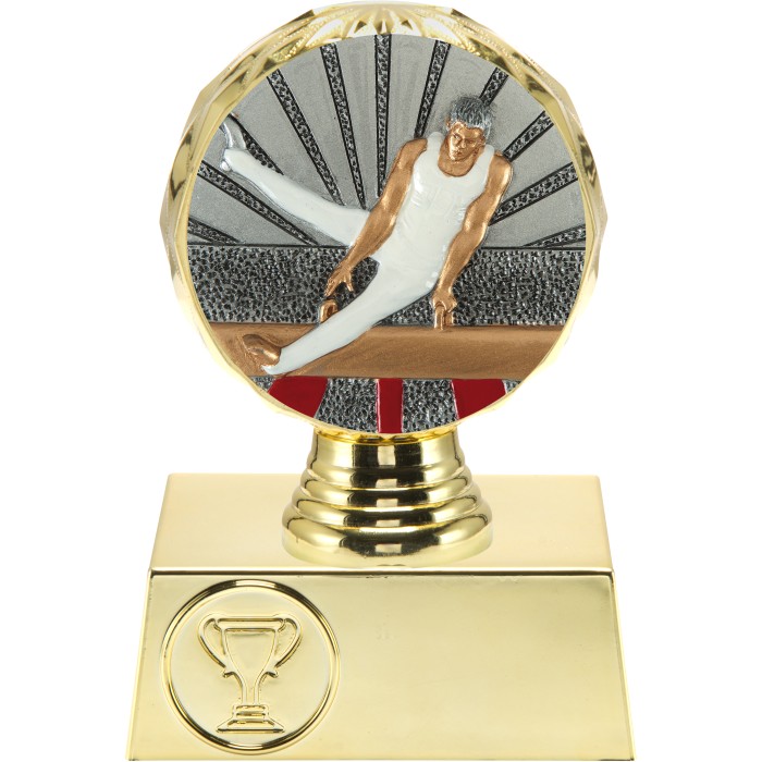 MALE GYMNASTICS  TROPHY - 5.5"